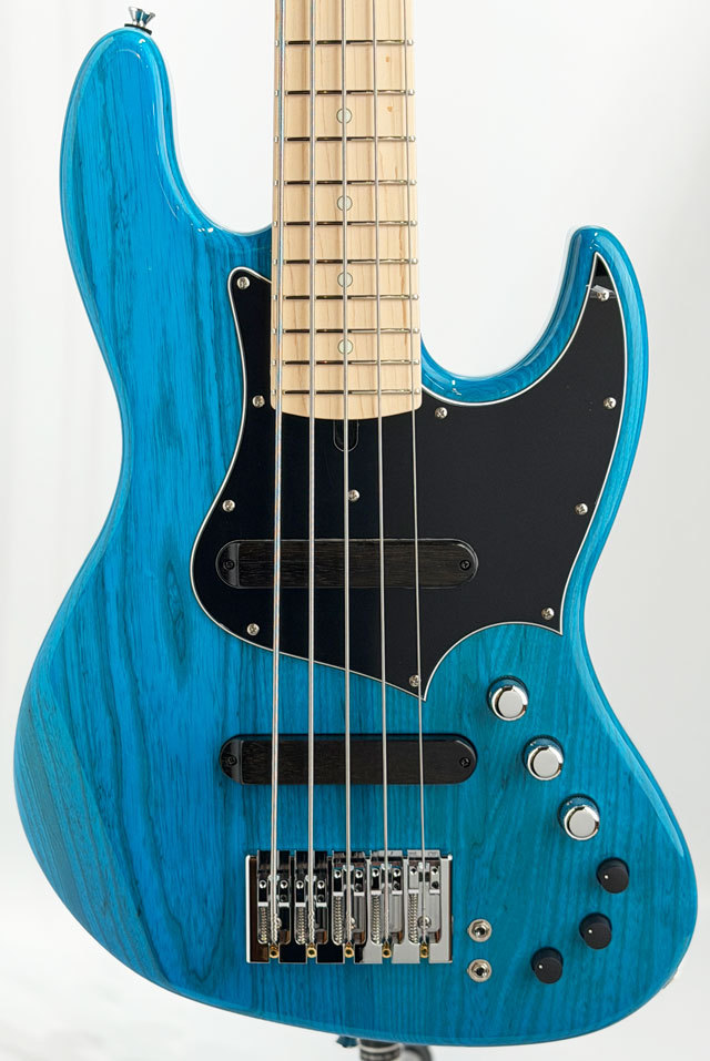 ベース Xotic XJ-1T Mercedes Blue medium aged Xotic XJ-1T 5strings Transparent Blue(Poly)（新品）【楽器検索
