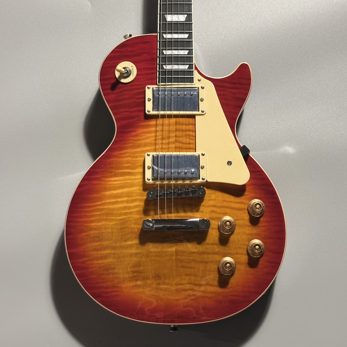 BUSKER'S BLS-500 HCS レスポールタイプ エレキギター チェリーサン