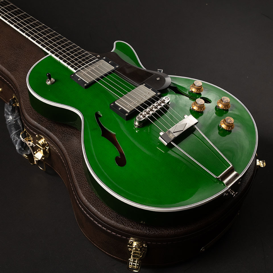 Bizen Works Grain Arched Spruce Trans Green #1018（新品）【楽器