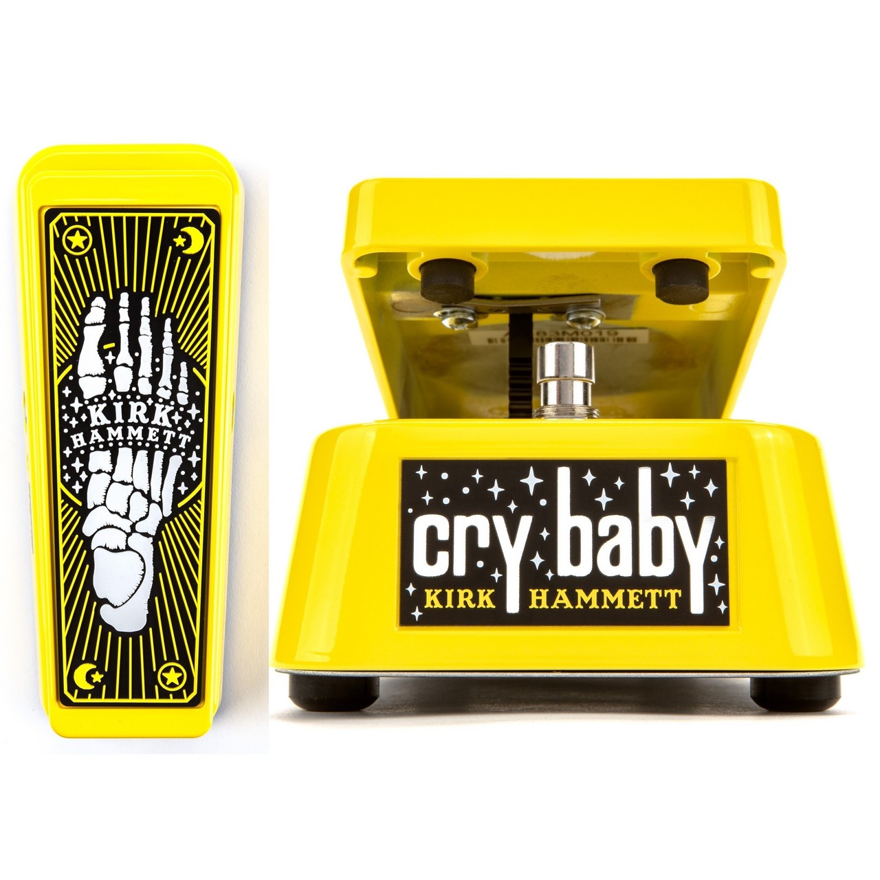 Jim Dunlop KH95Y Kirk Hammett Cry Baby Wah Yellow Sparkle Jim Dunlop KH95Y Kirk Hammett Cry Baby Wah Yellow Sparkle