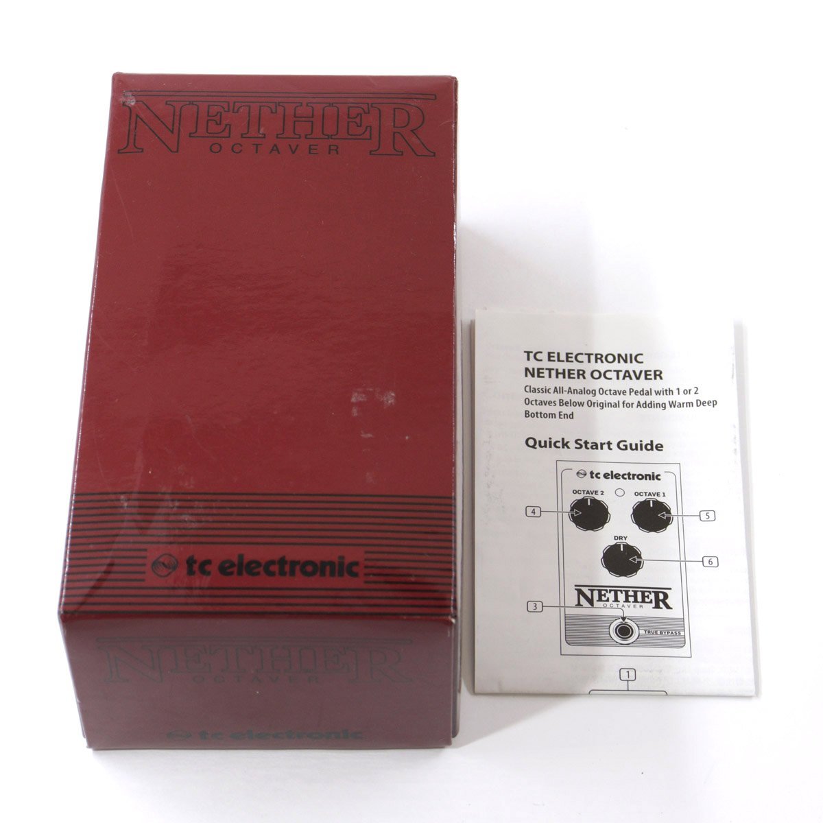 【ほぼ未使用】tc electronic NETHER Octaver TC Electronic NETHER OCTAVER コンパクトエフェクター