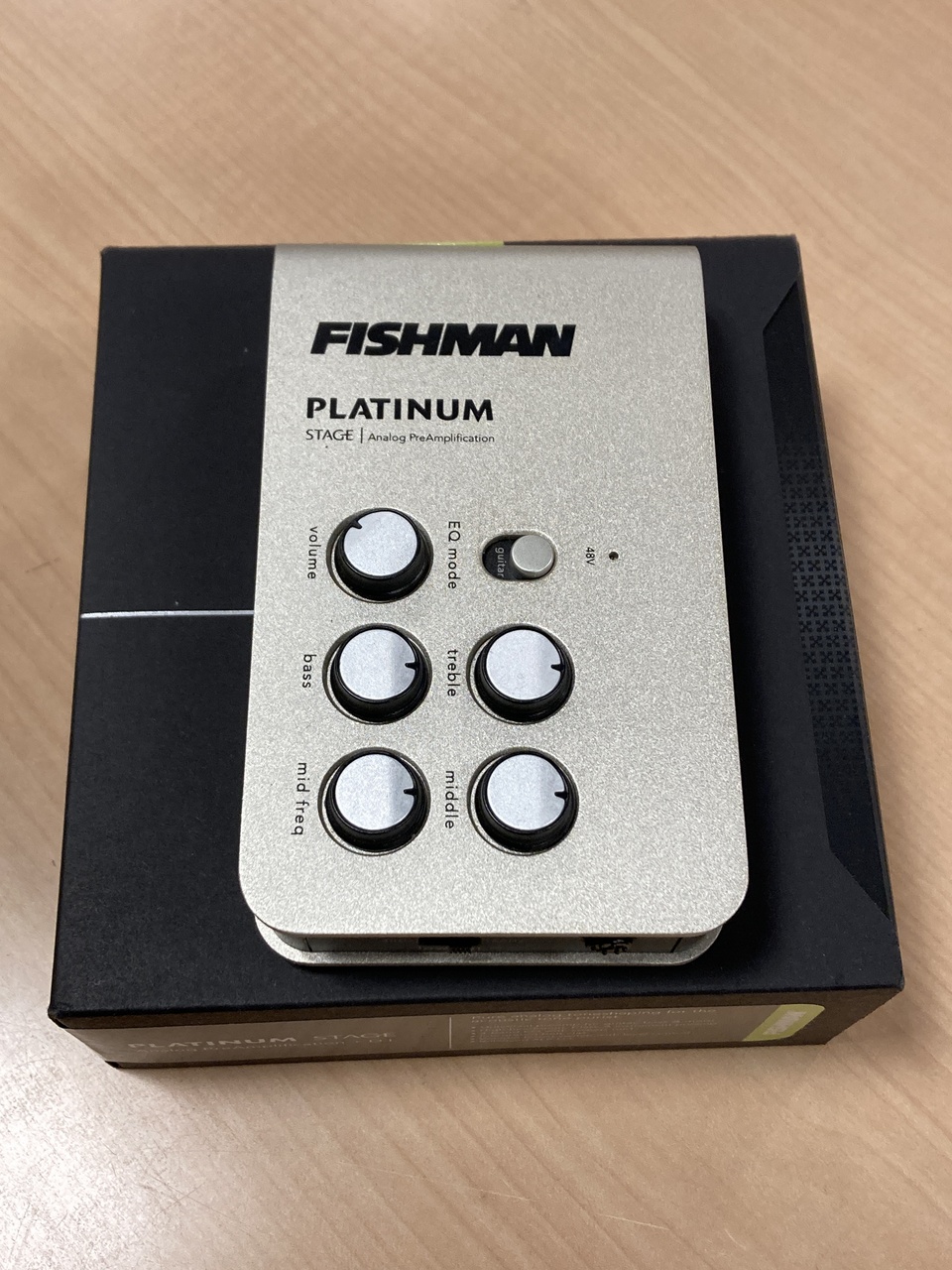 新しく着き Stage Platinum FISHMAN EQ/DI Preamp（新品特価/送料 Analog ギター