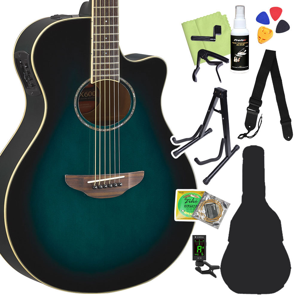 YAMAHA APX600 アコースティックギター初心者12点セット OBB（新品