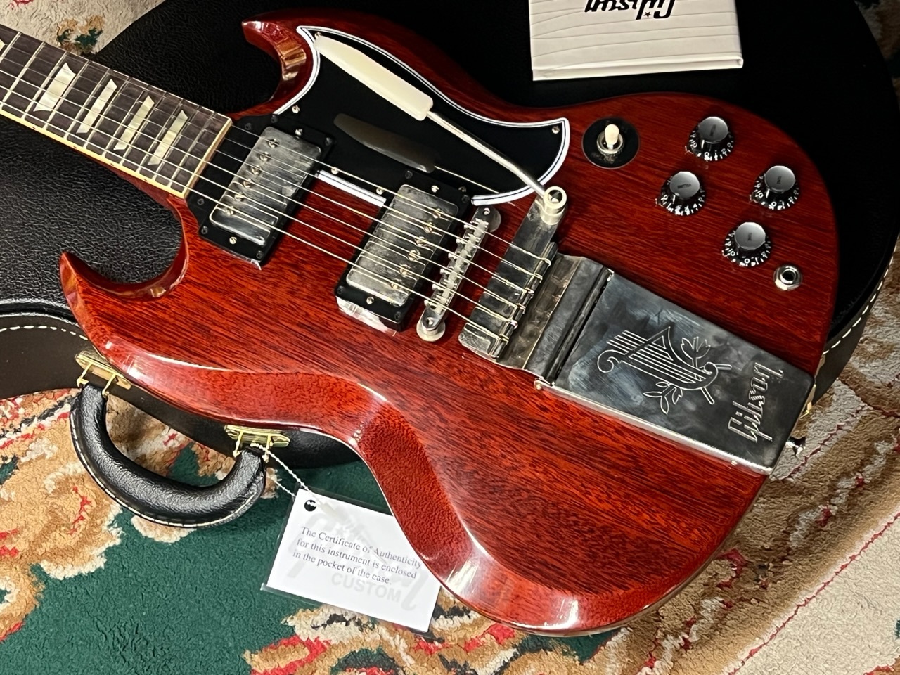 Gibson Maestro Vibrola ロング・レプリカ クローム Gibson Maestro