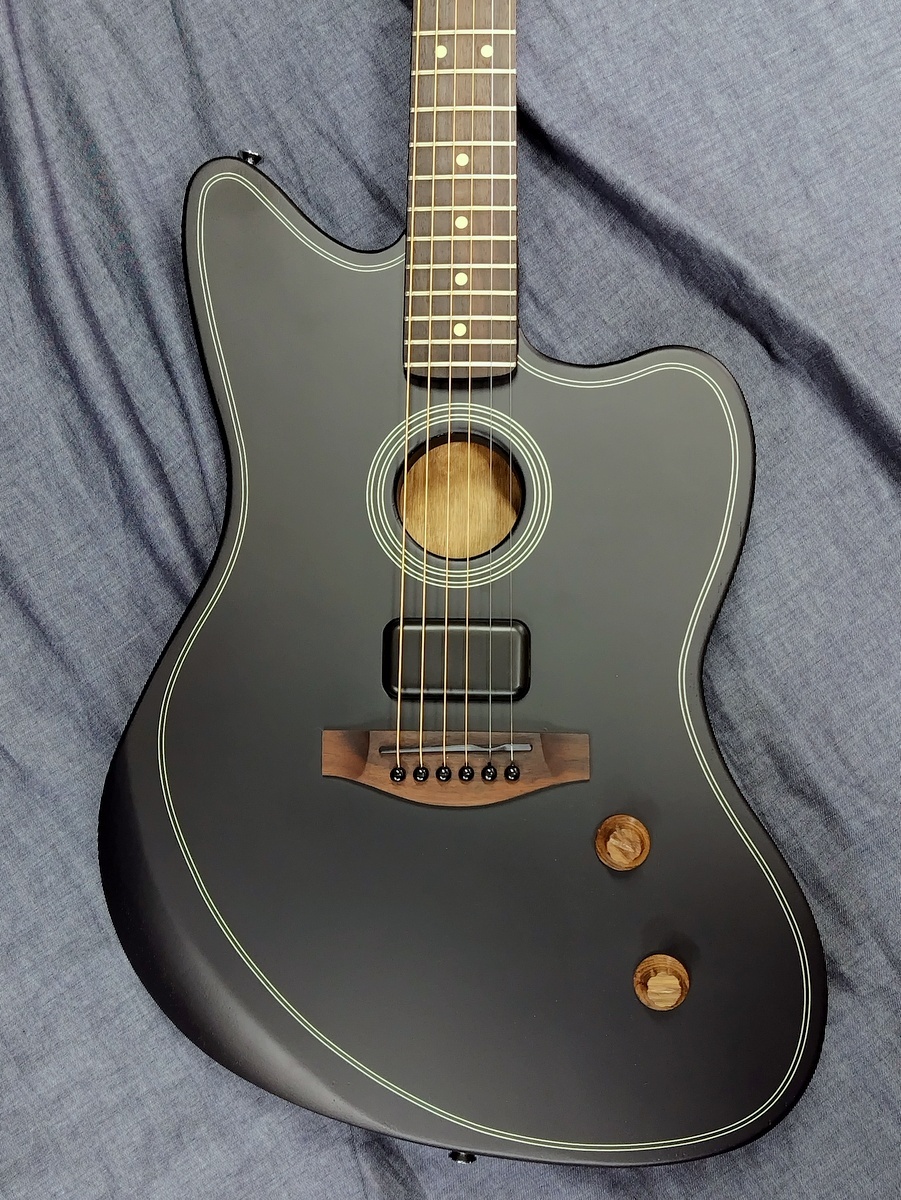 Fender Acoustasonic Standard Jazzmaster Black （新品特価）【楽器