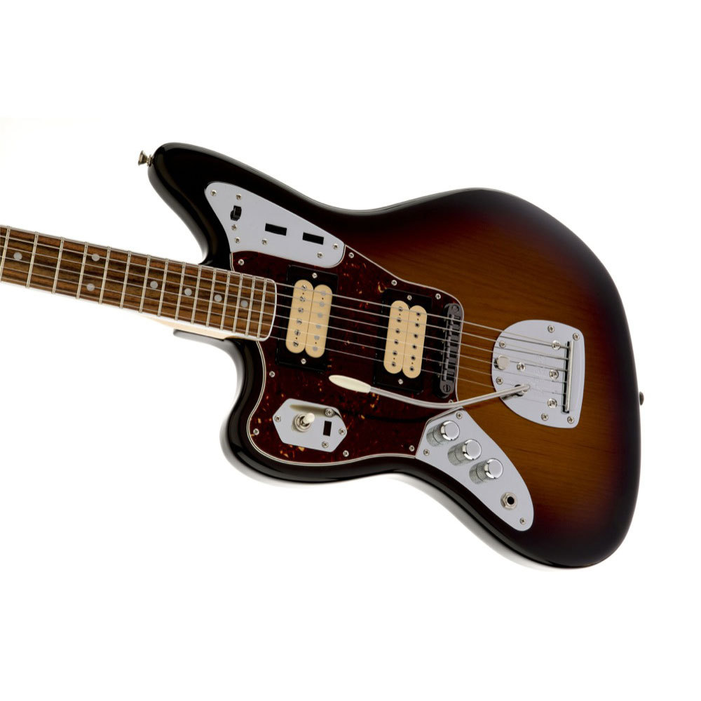 エレキギター カートコバーン fender フェンダー　jaguar Fender Kurt Cobain Jaguar Left-Hand 3-Color Sunburst カート