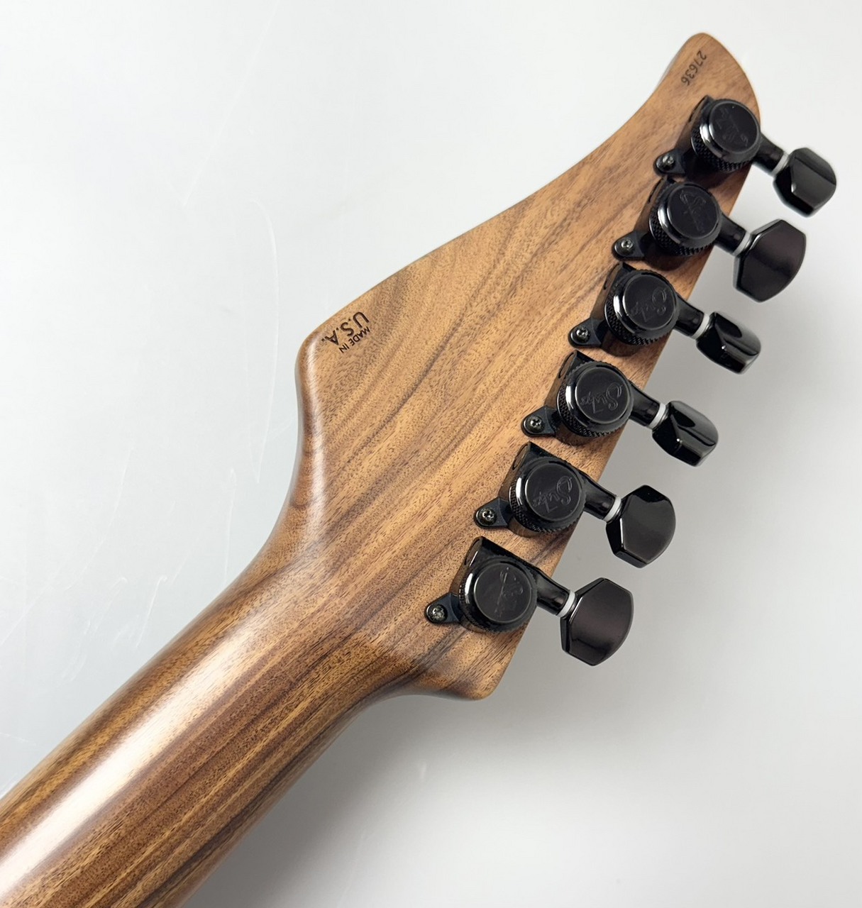 Suhr Custom Modern Carve Top Ash/Pau Ferro/Ebony -Trans Green