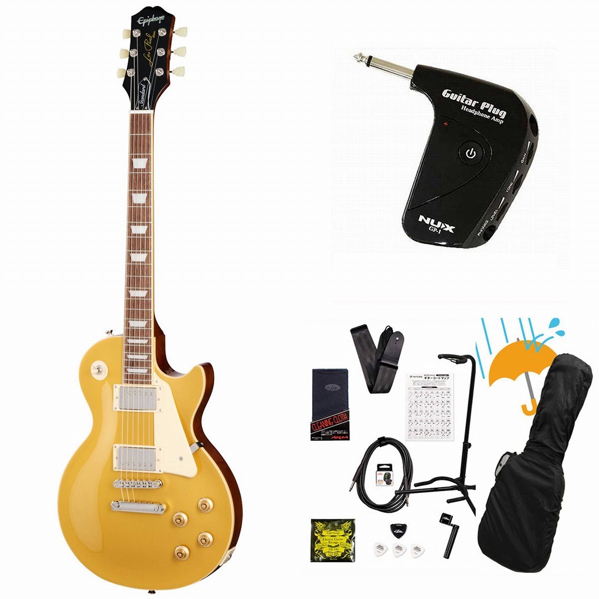 Epiphone Gold top エレキギター Tak Matsumoto 1955 Les Paul Standard, Antique Gold | Epiphone