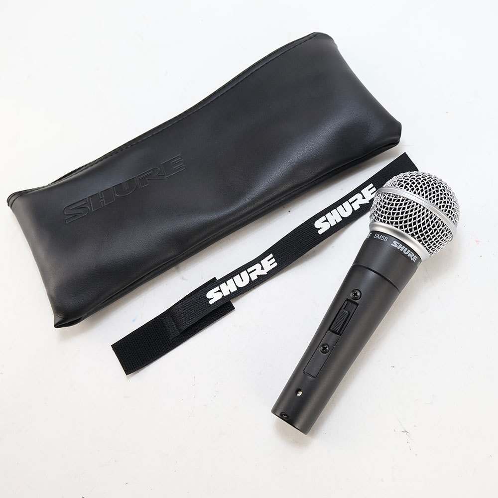 中古 マイク ダイナミックマイク SHURE SM58SE スイッチ付き シュアー