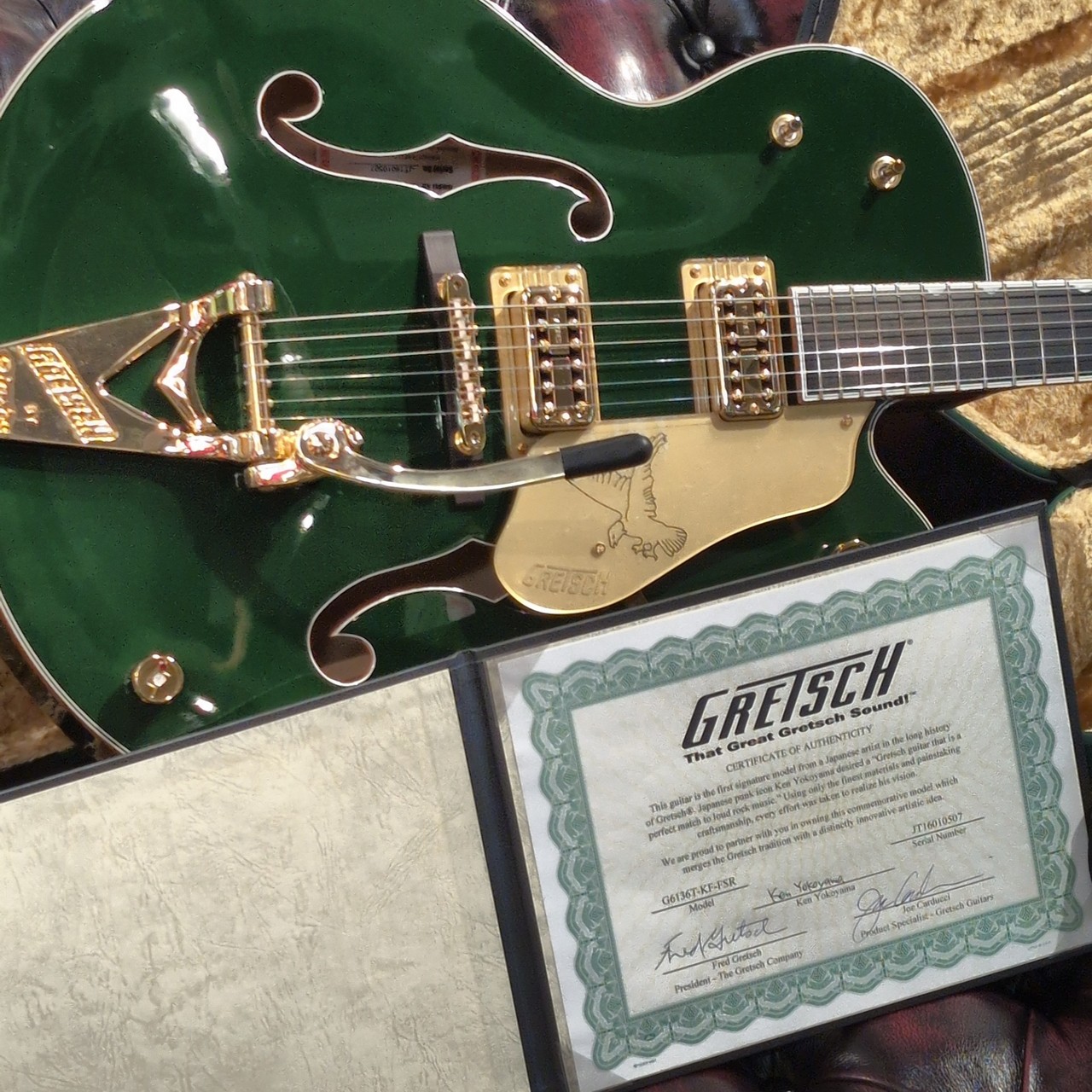 Gretsch G6136T-KF-FSR Kenny Falcon ~Cadillac Green~ [3.71kg][2016