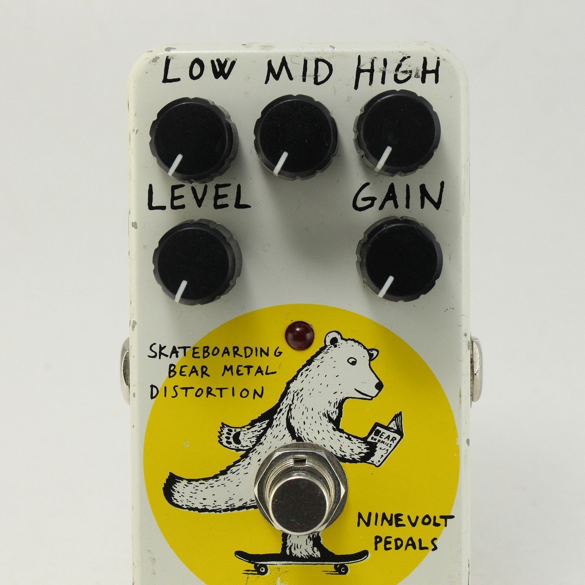消費税無し PEDALS NINEVOLT Skateboarding Distortion Metal Bear 洋楽