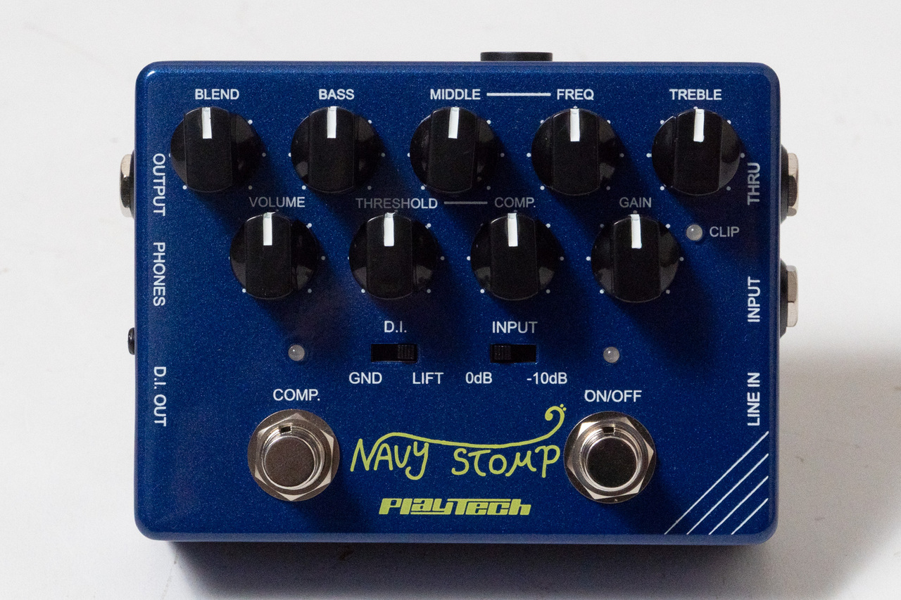 PLAYTECH Navy Stomp Bass Preamp【GIB横浜エフェクター館】（中古