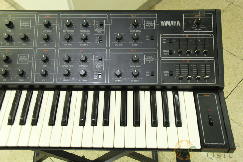 ”音出しOK” YAMAHA CS-15 アナログシンセサイザー 純正ケース付き YAMAHA CS-15 名機 アナログシンセサイザー 純正ハードケース