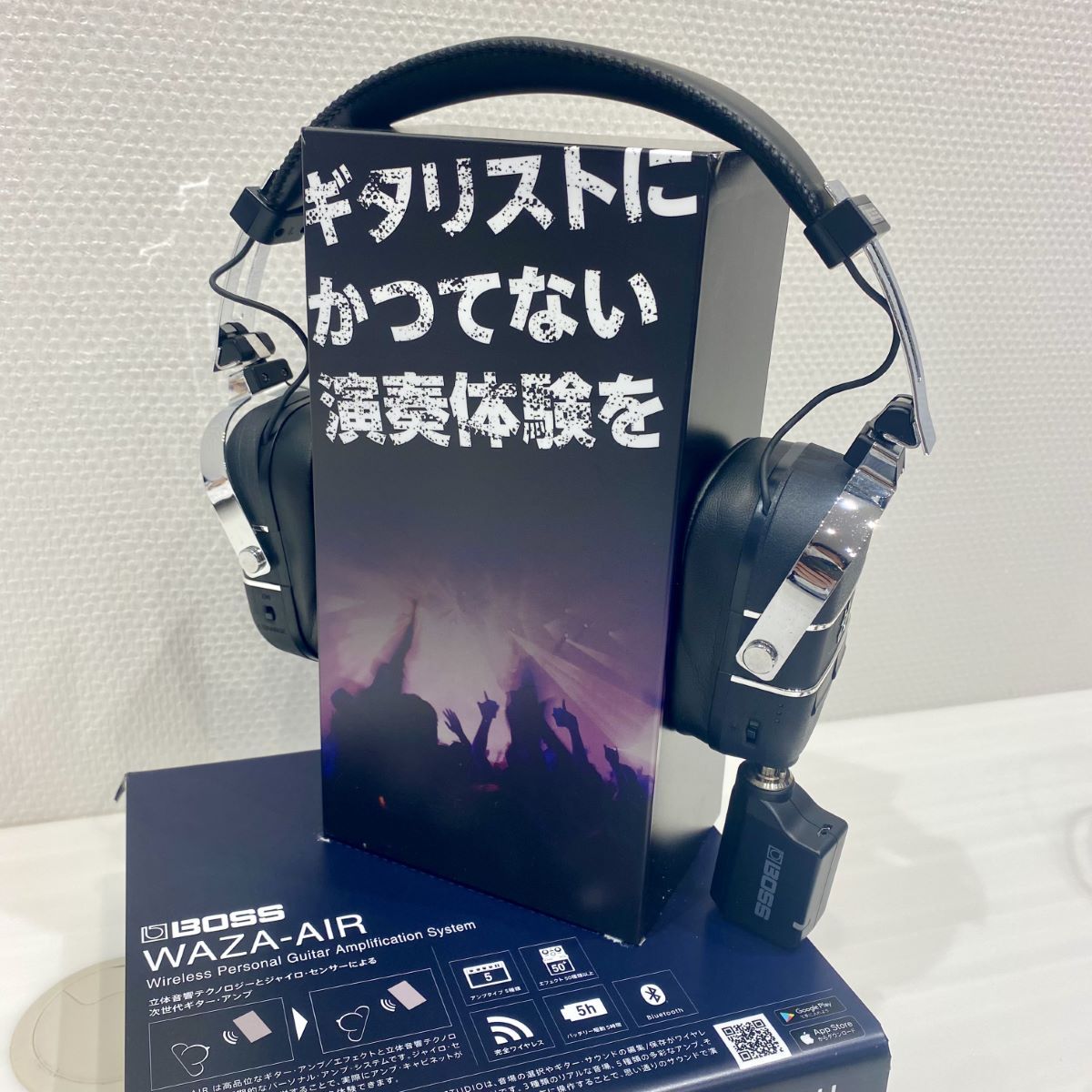 セール直営店 BOSS WAZA-AIR 技 ワイヤレスギターヘッドホン Bluetooth