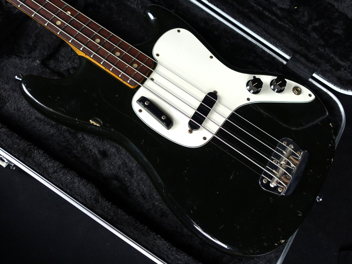 Fender 1976 Musicmaster Bass Black（ビンテージ）【楽器検索デジマート】