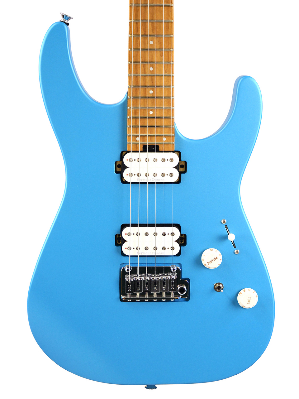 ほぼ新品CHARVEL Pro-Mod DK24 HH 2PT Blue Charvel Pro-Mod DK24 HH 2PT CM (Matte Blue Frost)（新品/送料