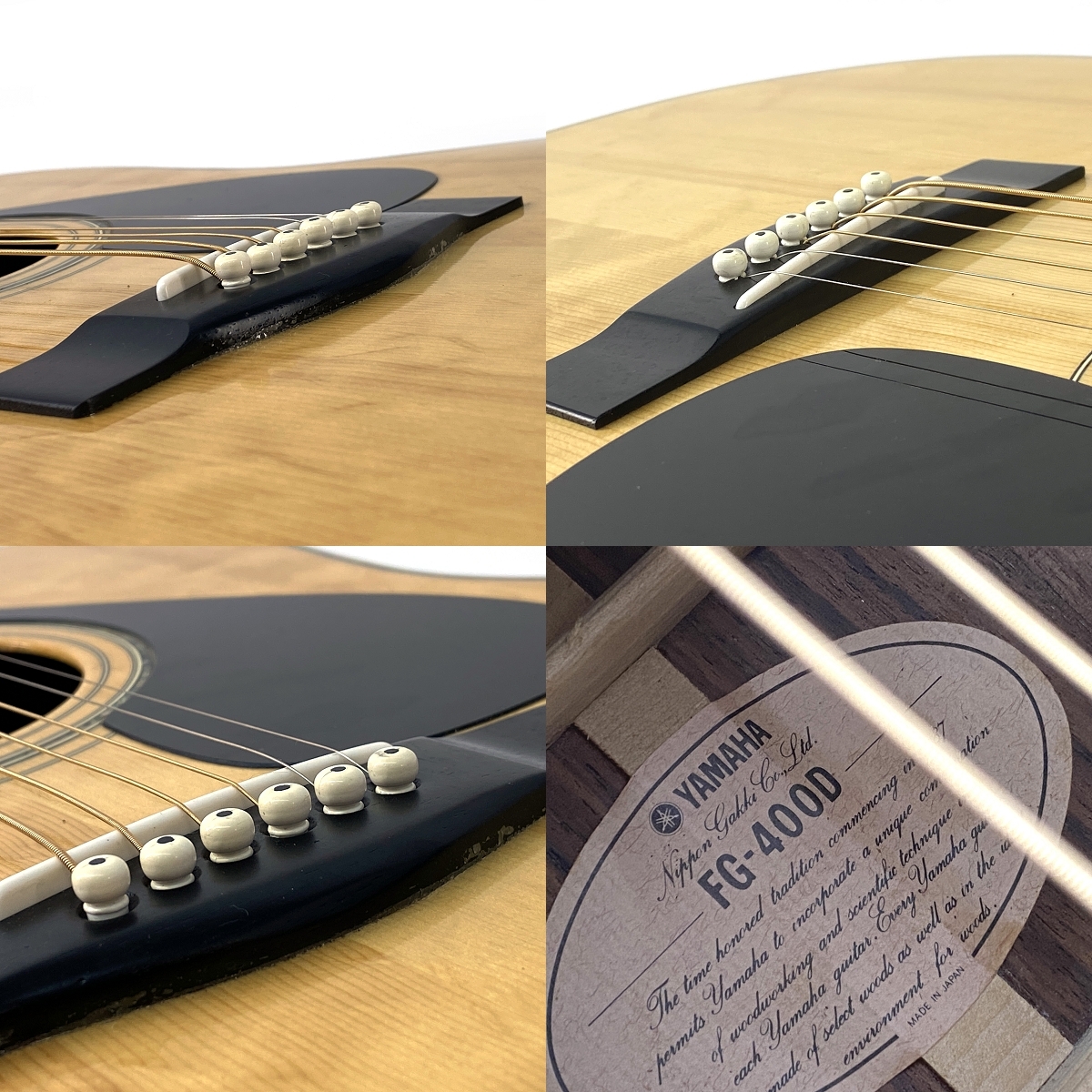 ヤマハ★アコースティックギターFG-400D★ジャパンビンテージ送料無料 YAMAHA FG-400D（中古/送料無料）【楽器検索デジマート】