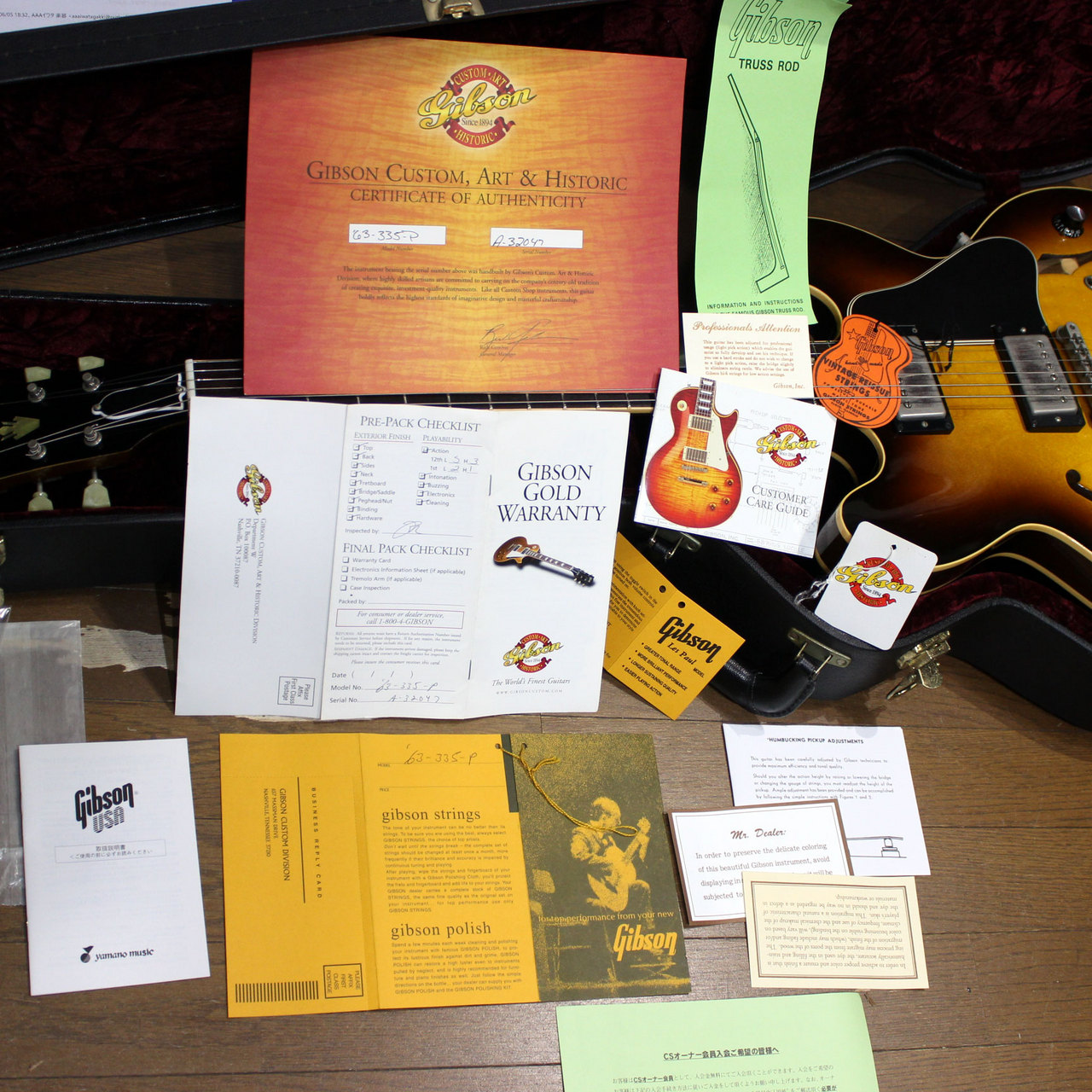 Gibson Custom Shop Historic Collection '63 ES-335 Reissue ナッシュ