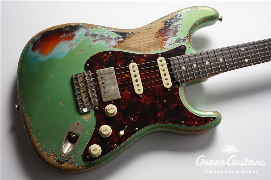 Xotic XSC-2 - Vintage Firemist Silver over 3 Tone Burst / Super