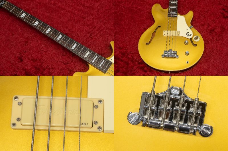 Epiphone Jack Casady Bass ゴールドトップセミアコベース Epiphone Jack Casady Bass ゴールドトップセミアコベース 【公式通販】
