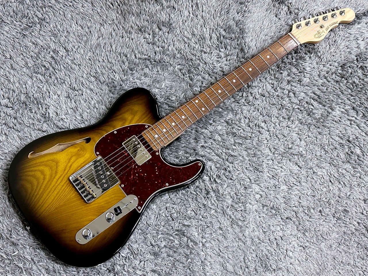 G&L USA Custom ASAT Classic Bluesboy Semi-Hollow 2-Tone Sunburst 