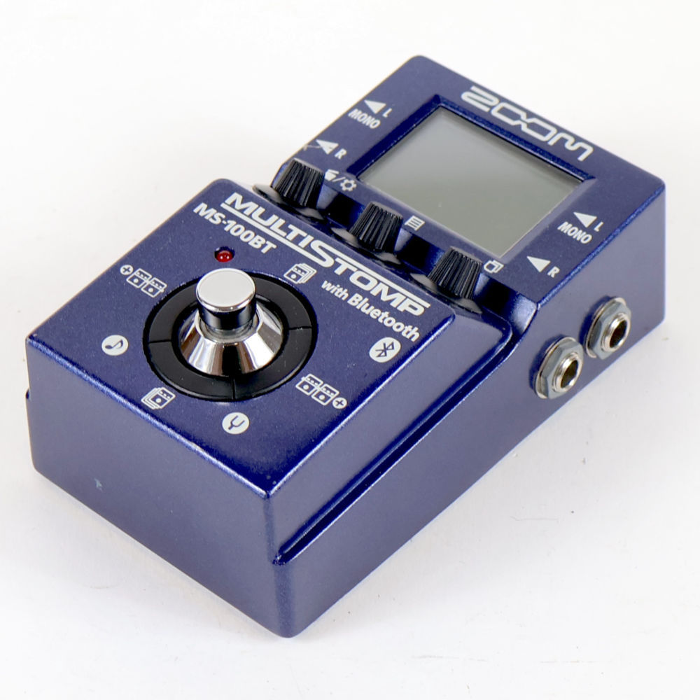 ZOOM MS-100BT ギターエフェクター マルチストンプ Zoom MS-100BT MultiStomp Guitar Pedal with Bluetooth | Zoom