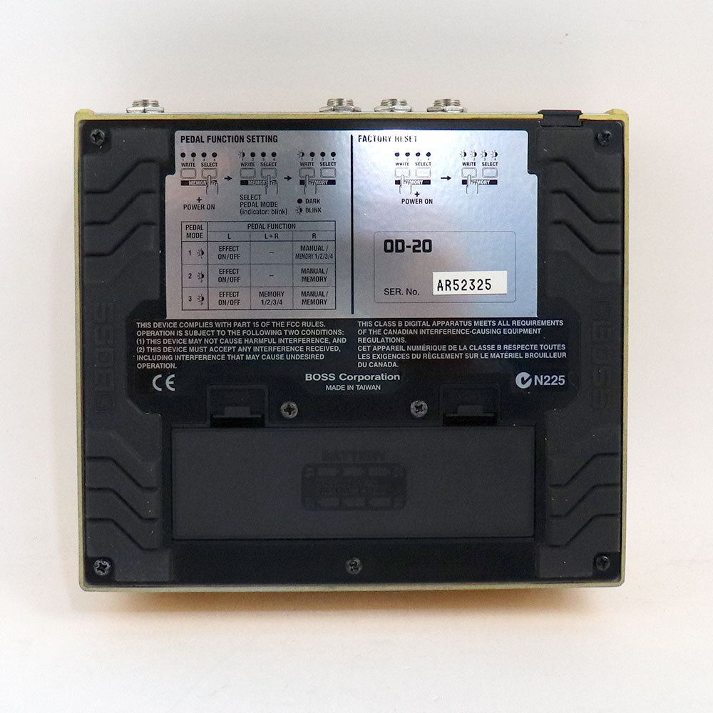 BOSS 【中古】 オーバードライブ ディストーション BOSS OD-20