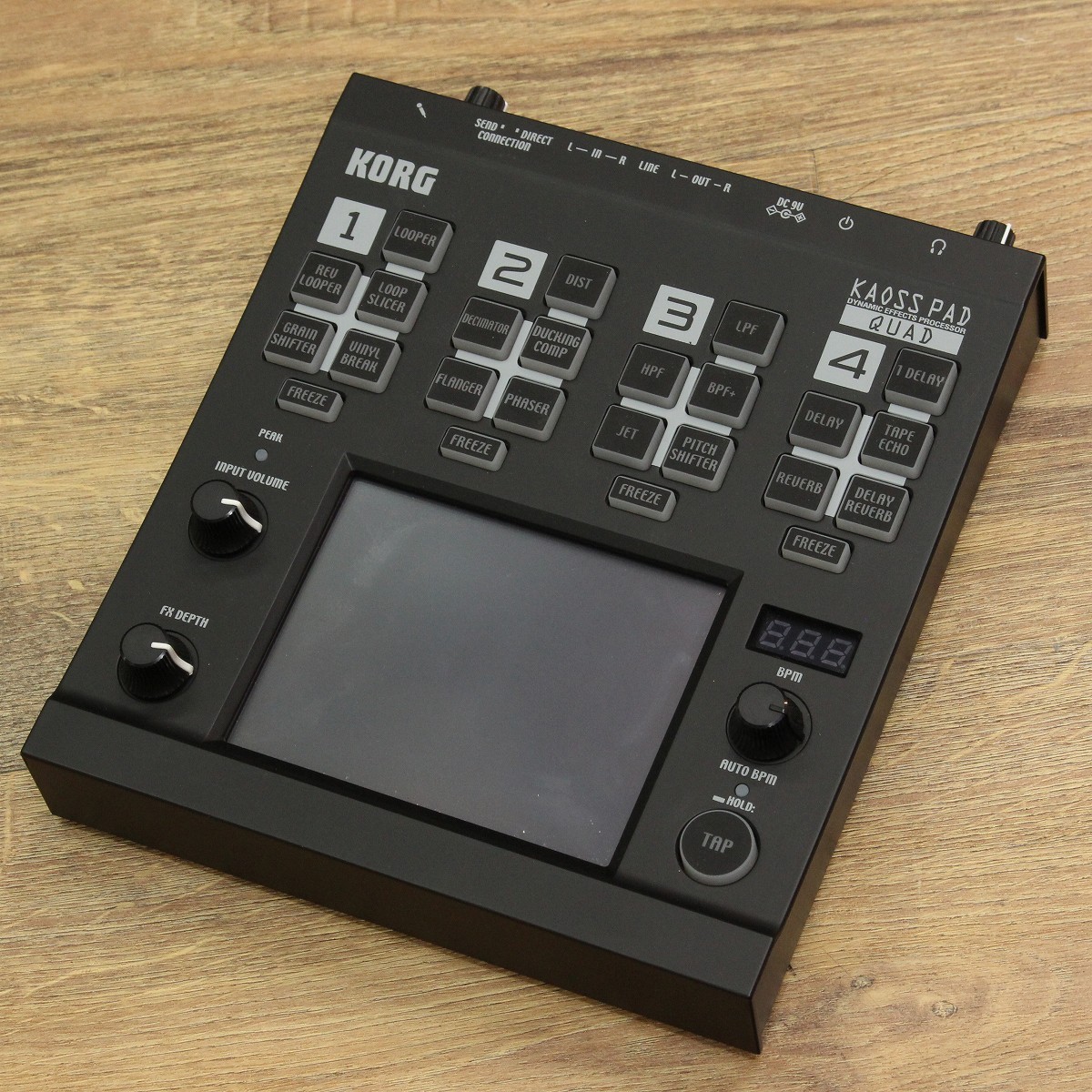 KAOSS PAD QUAD 本体のみ KAOSS PAD QUAD - DYNAMIC EFFECTS PROCESSOR | KORG (Japan)