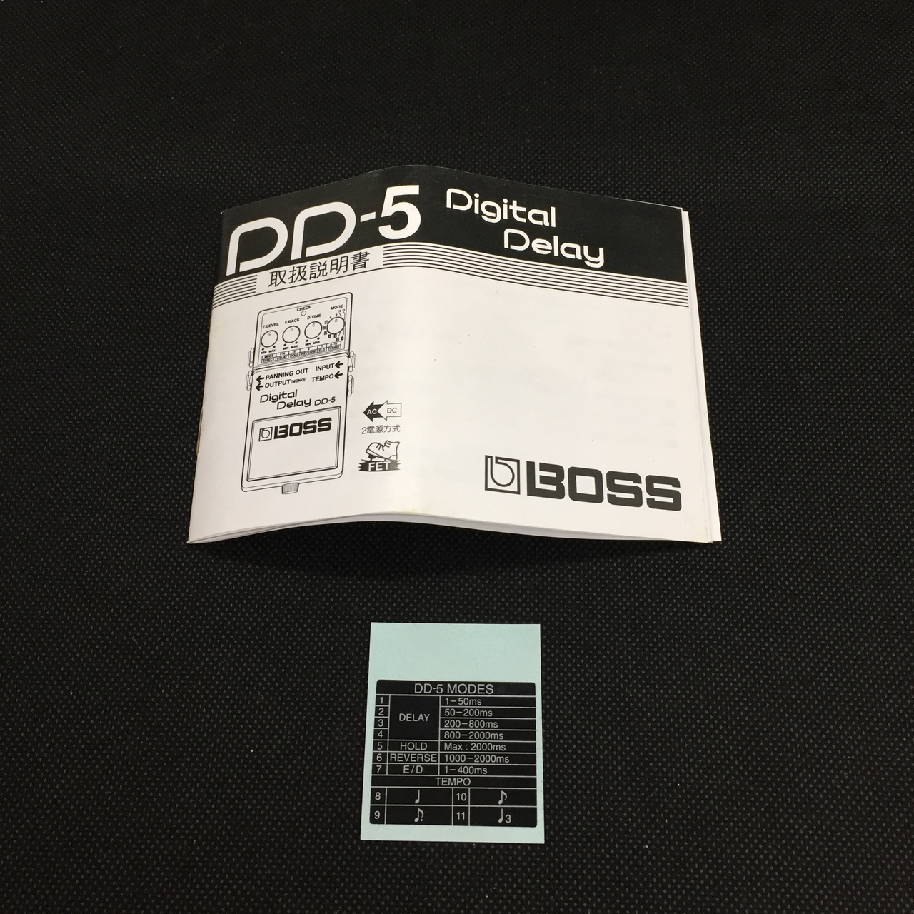BOSS DD-5 Digital Delay 1996年製 MADE IN TAIWAN ピンクラベル（中古