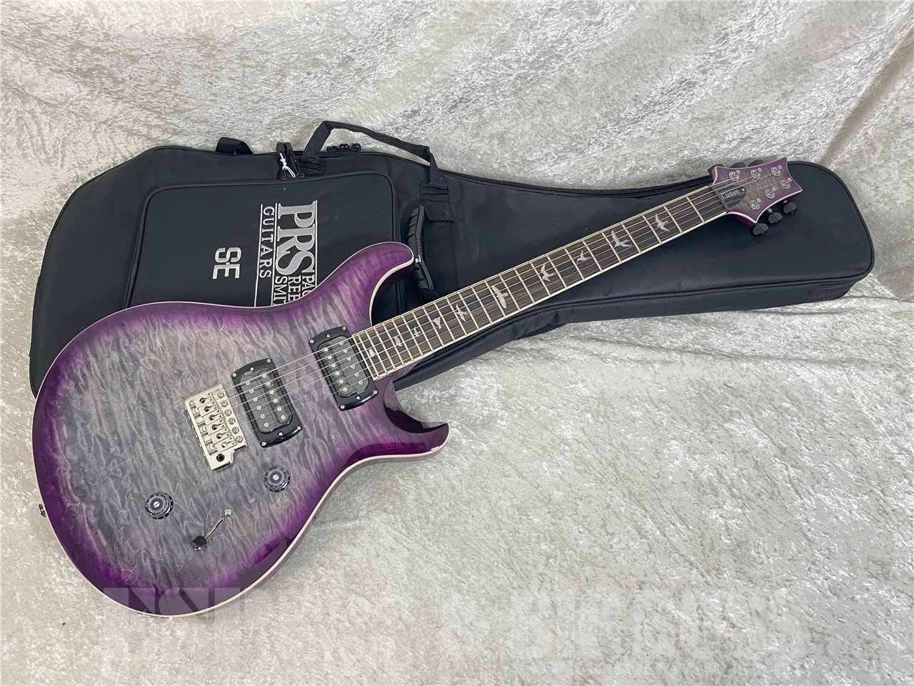 Paul Reed Smith(PRS) SE Custom 24 Quilt Package (Charcoal Purple