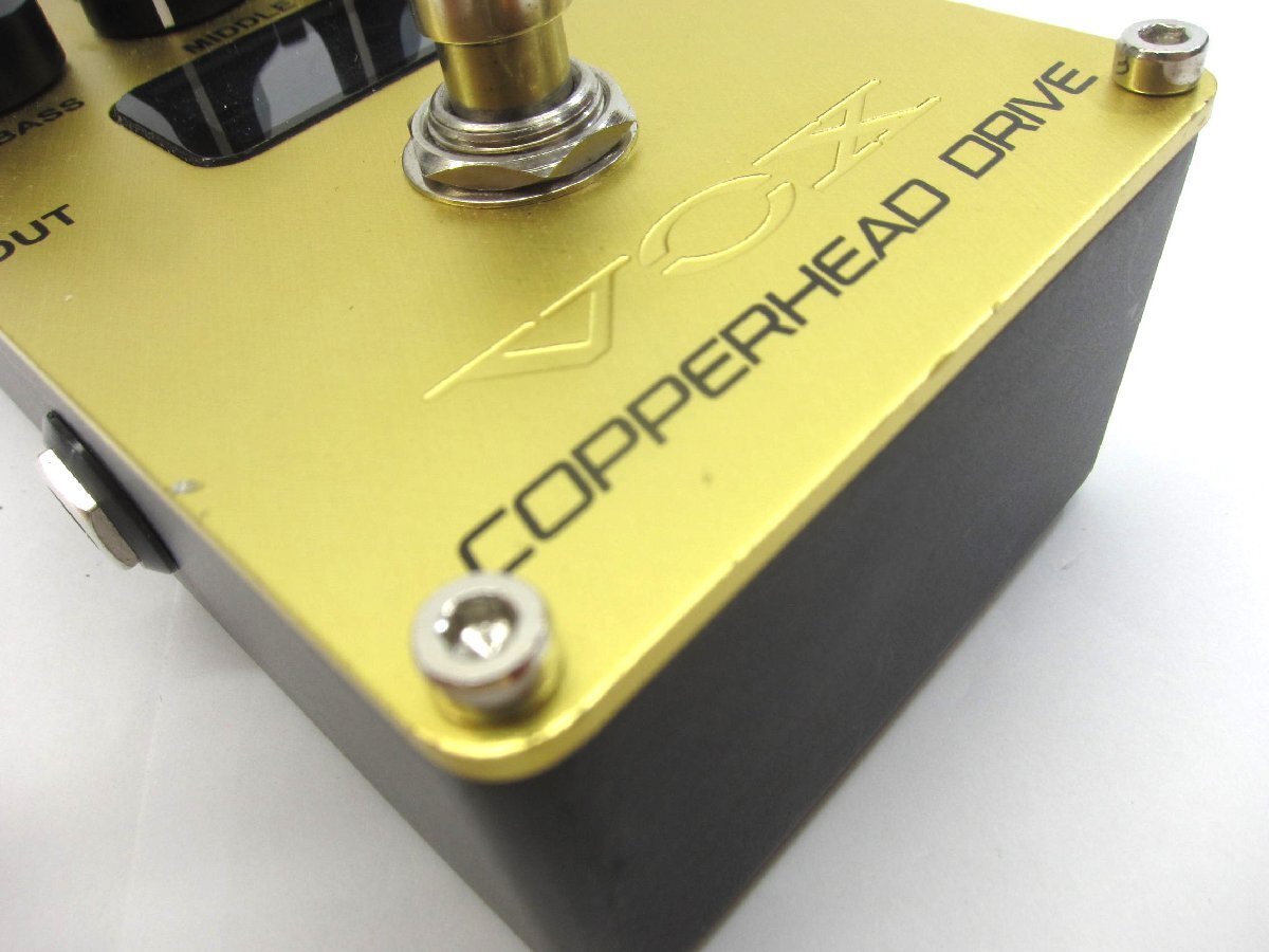 VOX COPPERHEAD DRIVE ゴールド VOX COPPERHEAD DRIVE Valvenergyシリーズ 【期間限定展示】 ボックス
