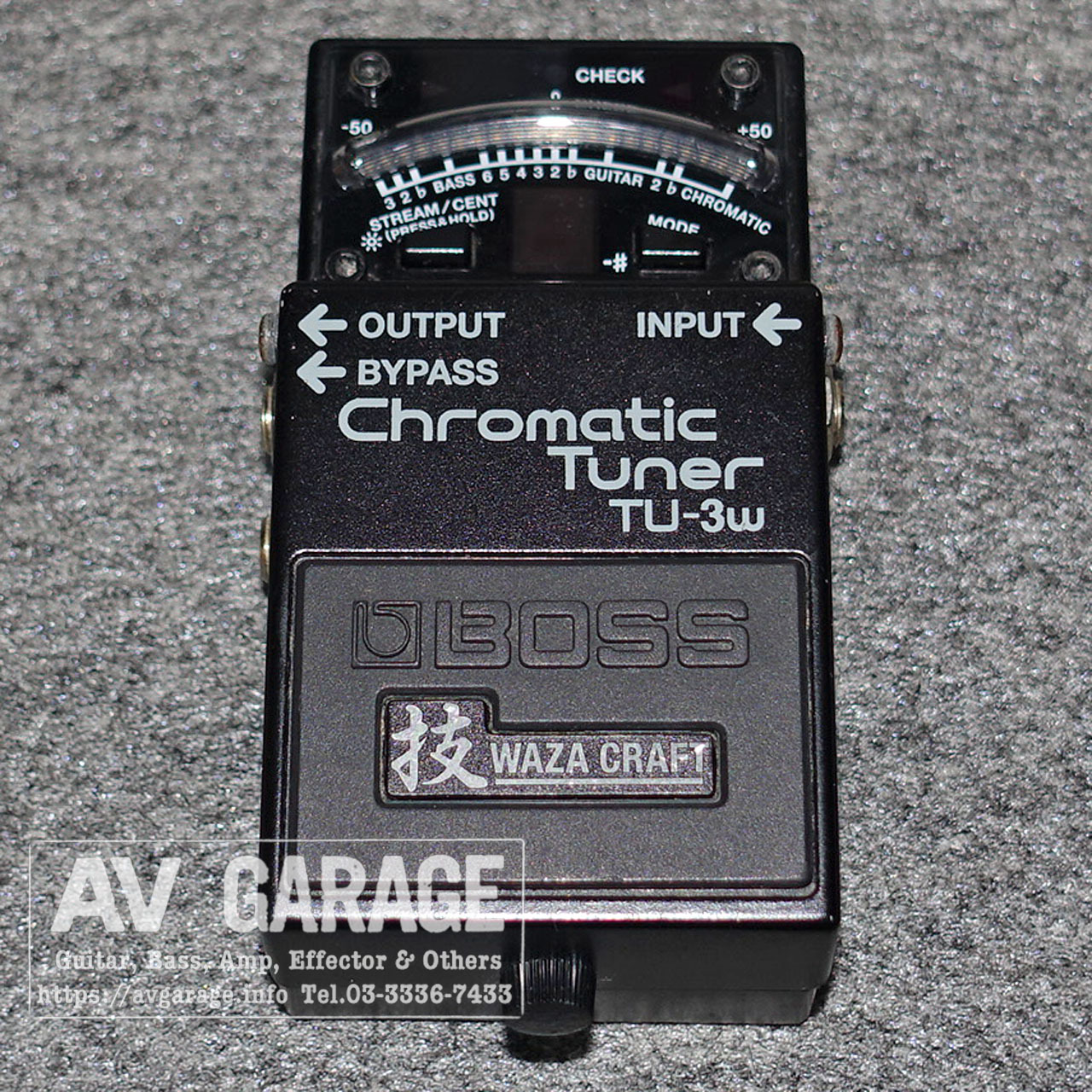 【未使用】BOSS TU-3W used】BOSS / TU-3W Chromatic Tuner 【GIB横浜】 - Geek IN Box