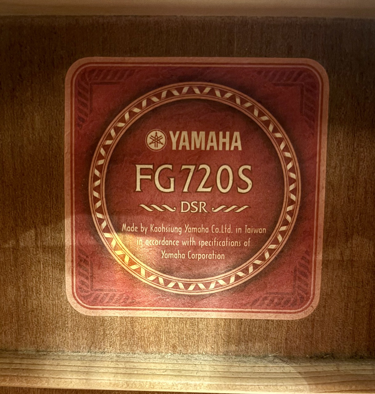 YAMAHA FG720S トップ単板 純正ケース+おまけ付 YAMAHA FG720S トップ単板 純正ケース+おまけ付