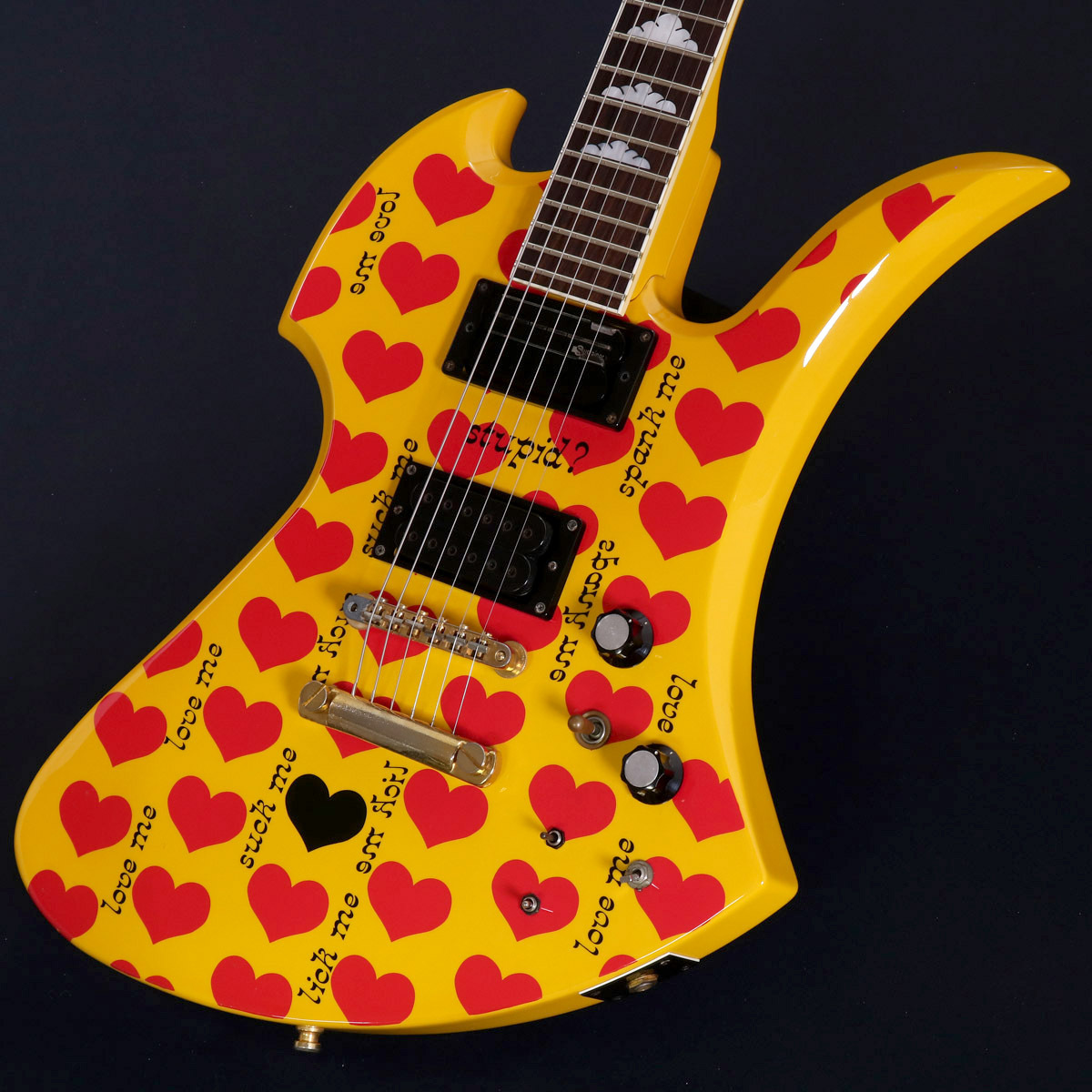FERNANDES/BURNY BURNY / MG-145S Heart Yellow hide Model