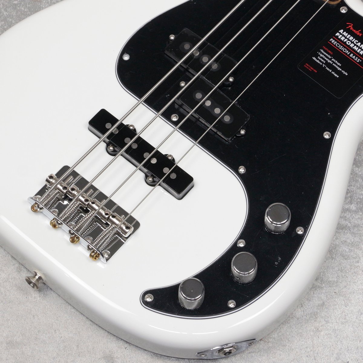 Fender American Performer Precision Bass Rosewood Arctic White