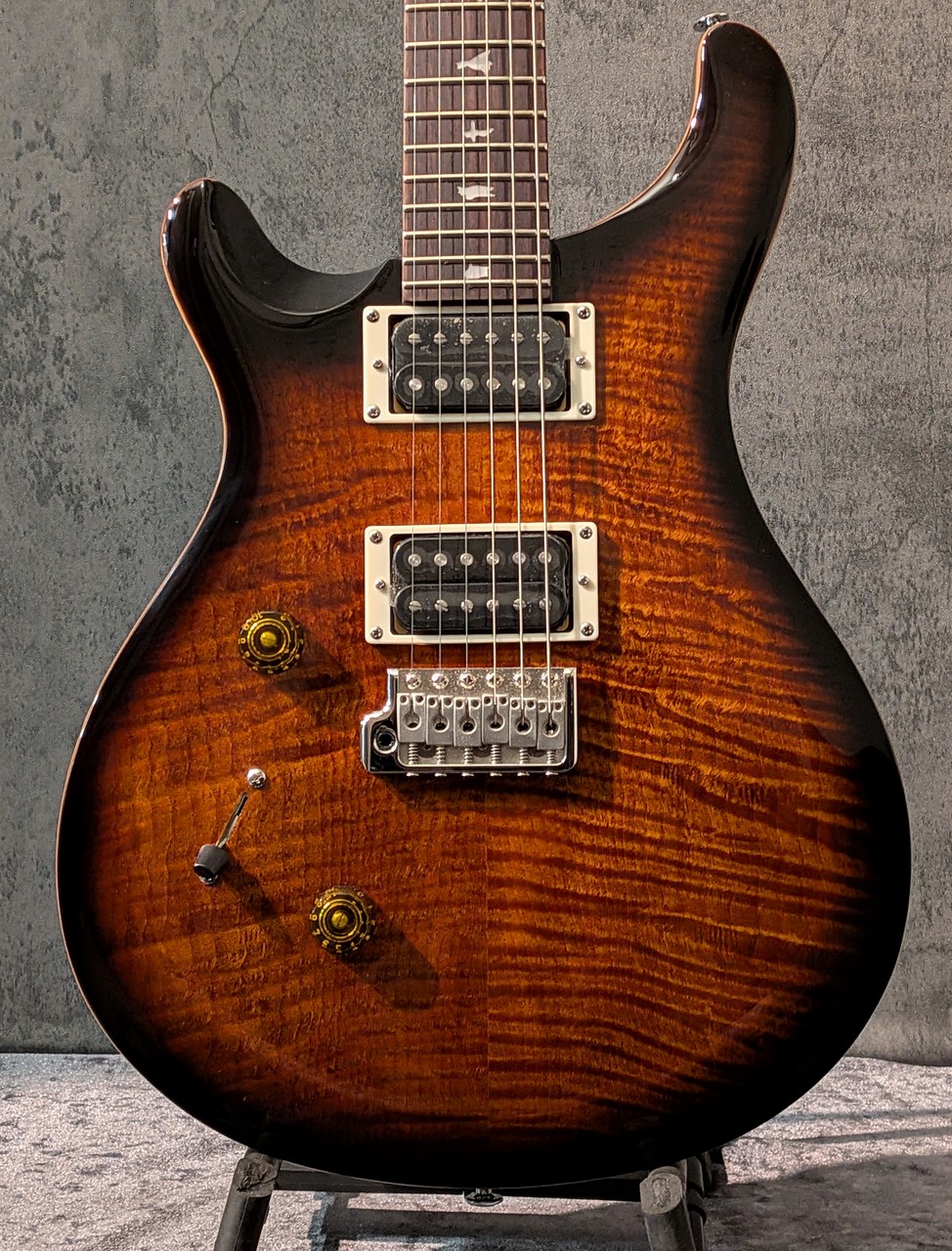 Paul Reed Smith(PRS) 【良杢】SE Lefty Custom24 -Black Gold