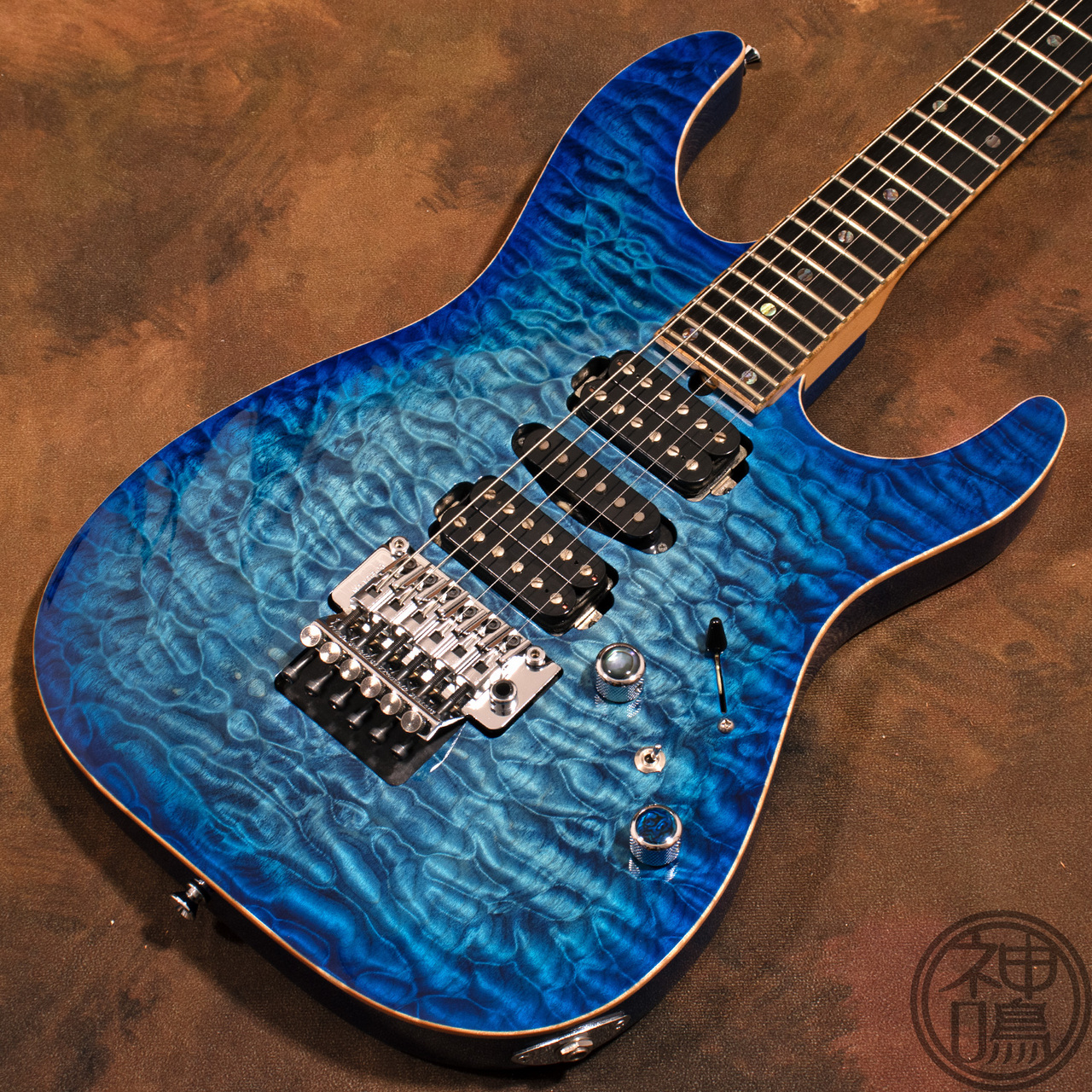 T's Guitars DST-Pro24 Quilted (Trans Blue Burst)（中古/送料無料