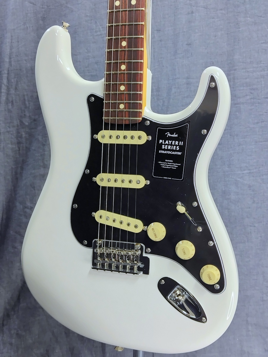 Fender Player II Stratocaster RW PWT Polar White（新品特価）【楽器