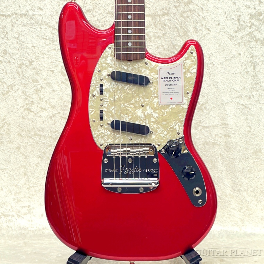 Fender Made in Japan Traditional 70s Mustang -Candy Apple Red