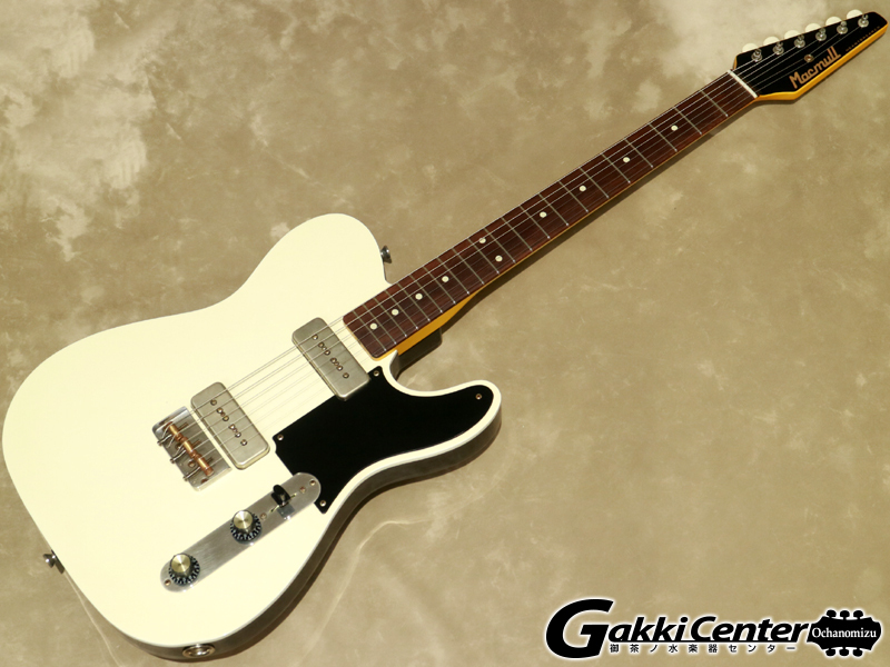 Macmull Custom Guitars Heartbreaker P90 Aged White