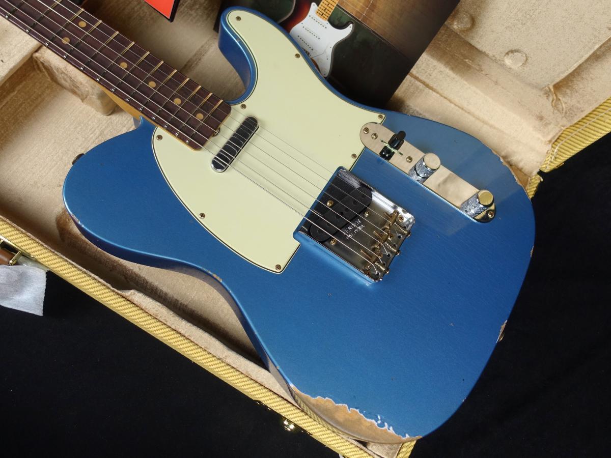 Fender Custom Shop 1963 Telecaster Relic Aged Lake Placid Blue
