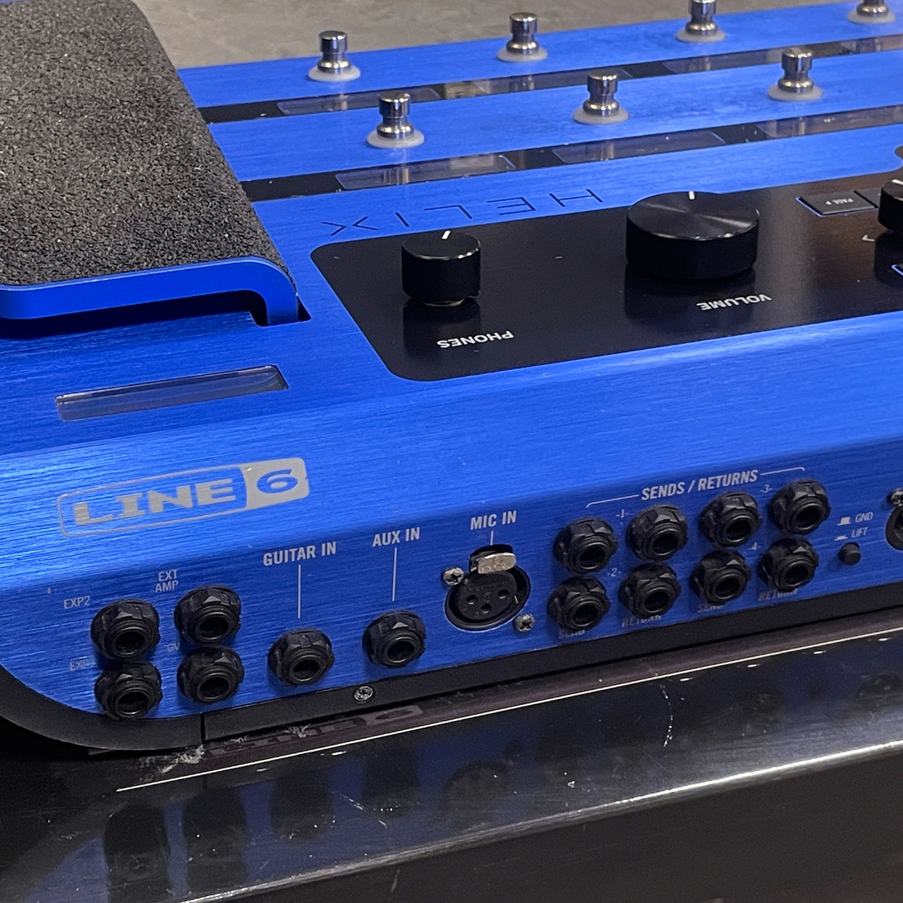 LINE 6 Helix Floor Lightning Blue 【中古】【箱・電源ケーブル