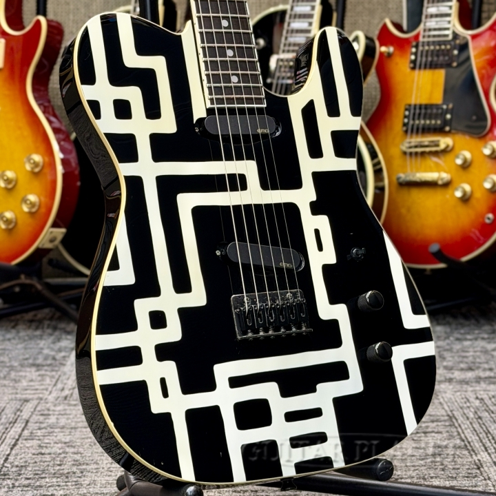 FERNANDES 1987 TE-95HT HOTEI MODEL -BL-H (Black-White)- 【Alder