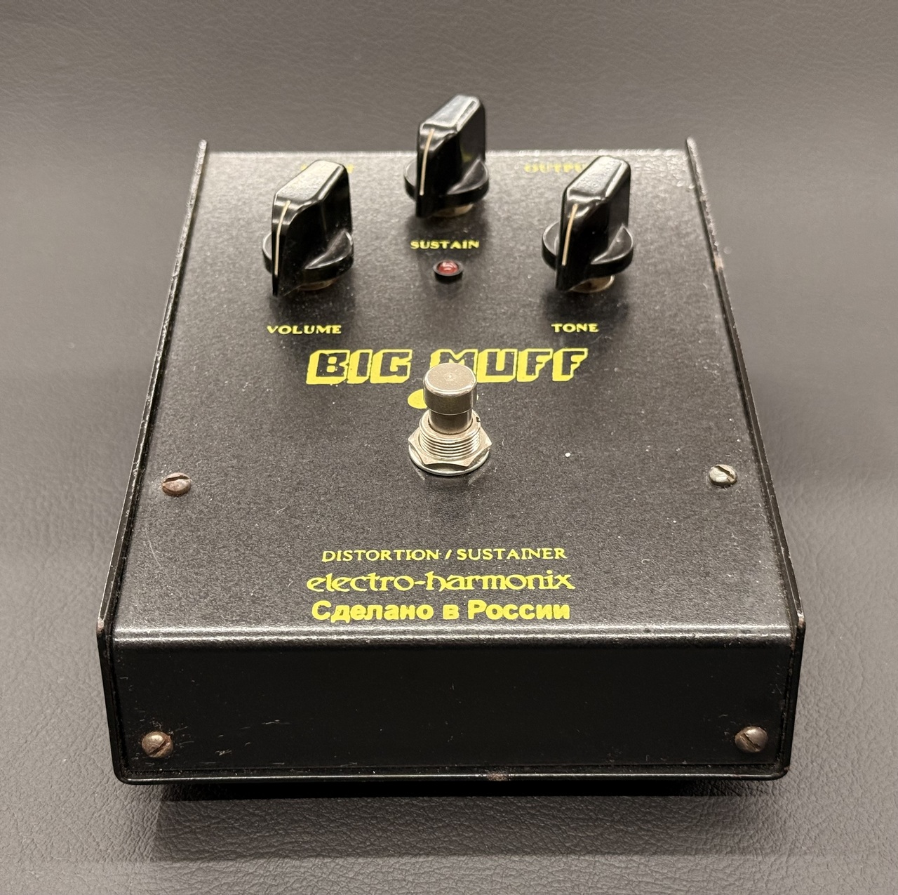 【訳あり・箱付】EHX Big Muff Pi 黒ロシア 音出しOK ロシア製 Electro-Harmonix BIG MUFF PI Black Russian（中古）【楽器検索