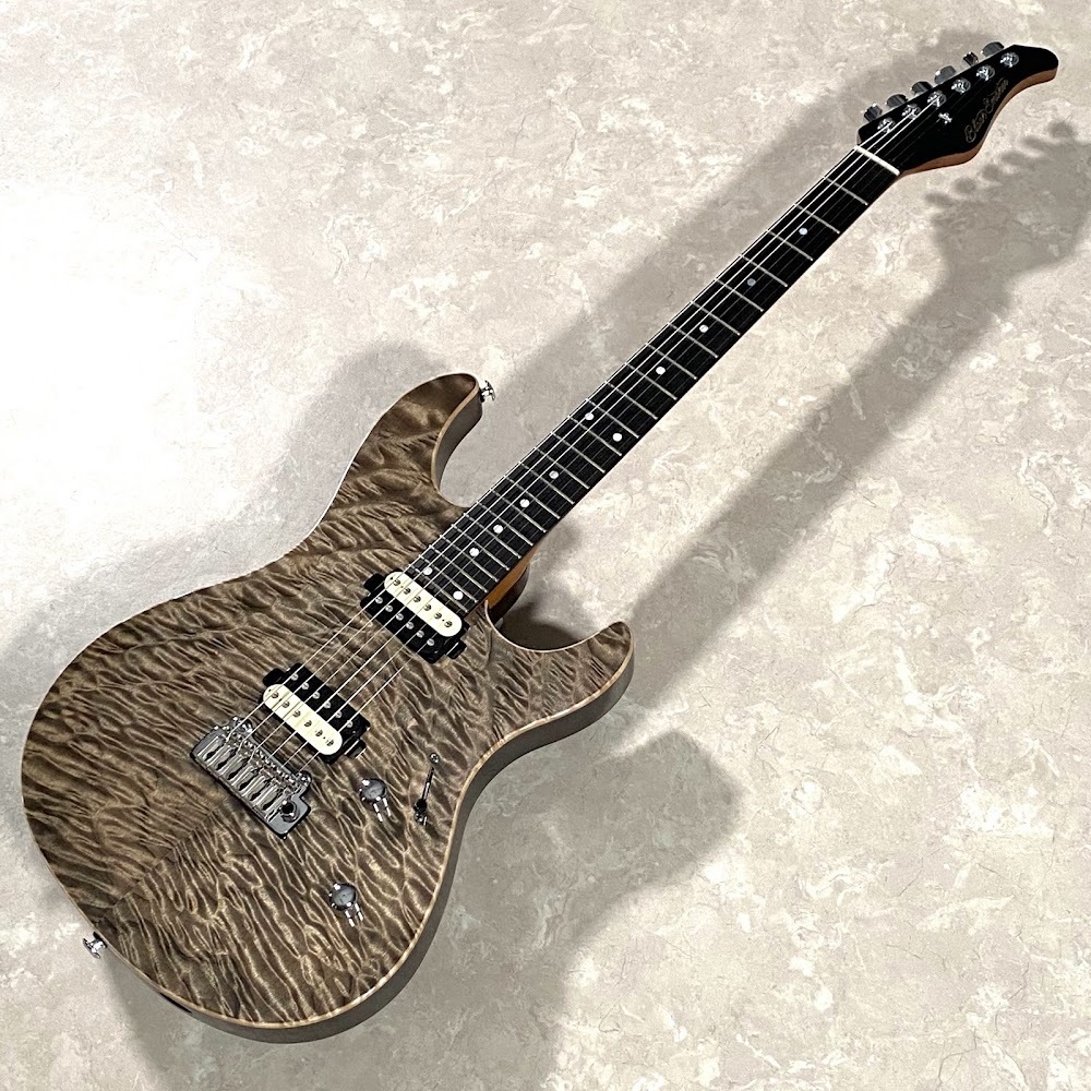 Black Smoker Futura-S HH Ash / Quilted Maple AAAA / Ebony