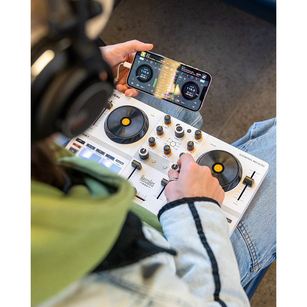 HERCULES DJControl Mix Ultra 【どこでも、いつでも。気軽にDJ