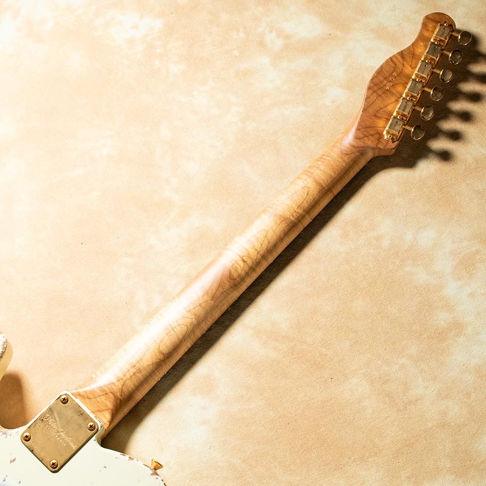 Xotic XTC-1 TL Vintage White over Burgundy Mist Heavy Aged Gold