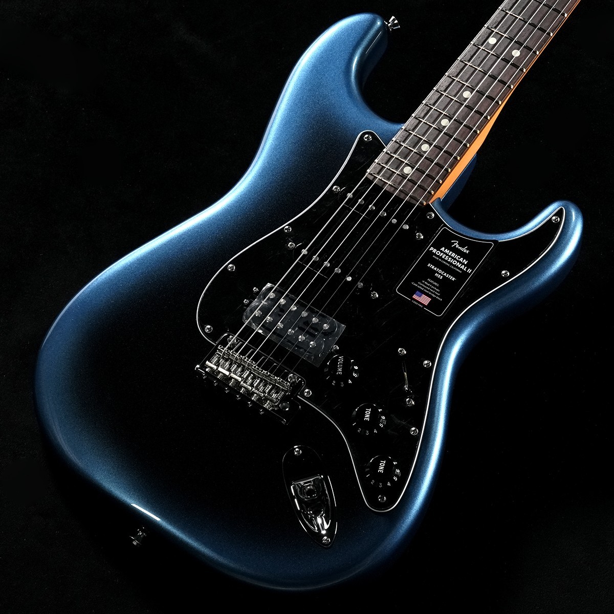 Stratocaster American professional Ⅱ Fender American Professional II Stratocaster HSS Dark Night(重量