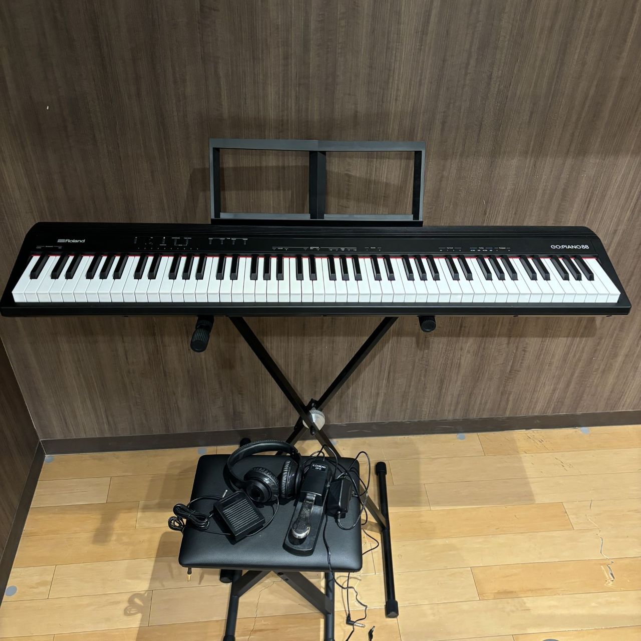 Roland 【中古】GO-88P【キーボードスタンド、イス、ダンパーペダル 