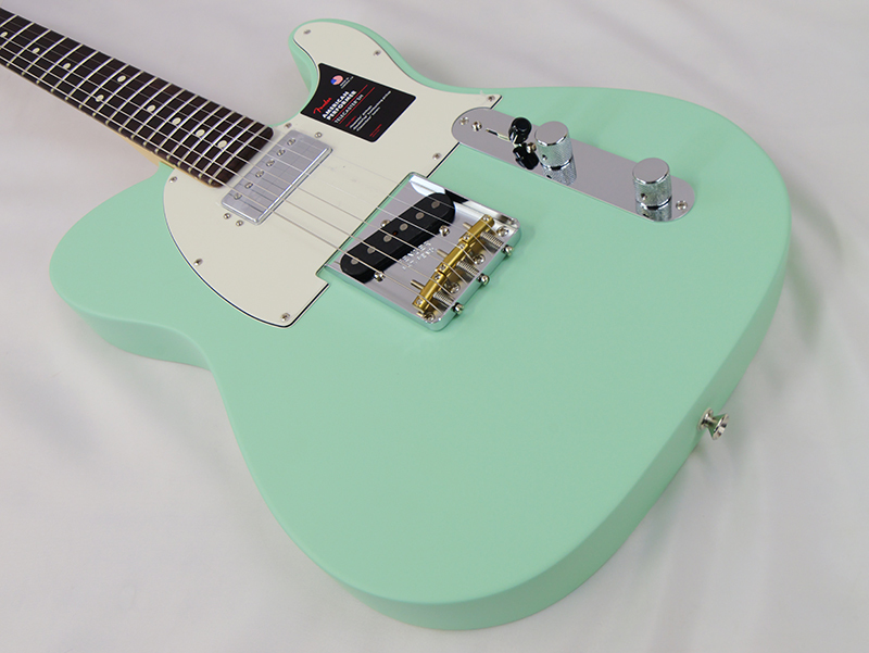 Fender American Performer Telecaster Hum (Satin Surf Green)（新品